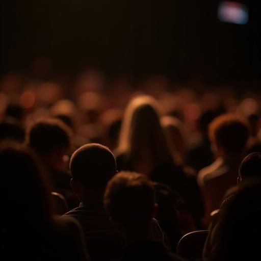 저자 강연회에 집중하고 있는 청중들